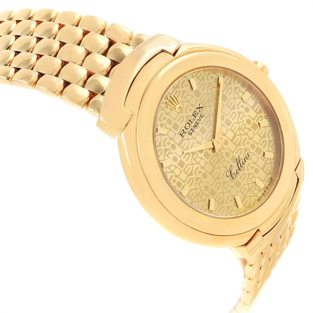 Rolex Cellini 18 Karat Yellow Gold Jubilee Anniversary Dial Men's Watch 6623 2