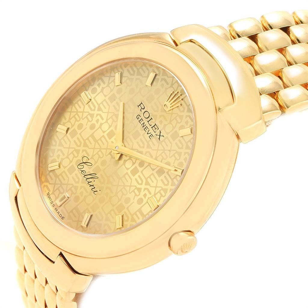 Rolex Cellini 18 Karat Yellow Gold Jubilee Anniversary Dial Men's Watch 6623 3