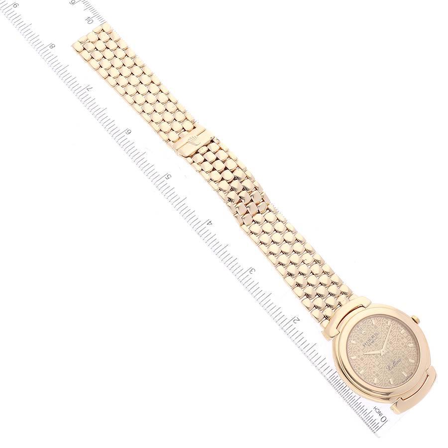 Rolex Cellini 18k Yellow Gold Jubilee Anniversary Dial Mens Watch 6623 2