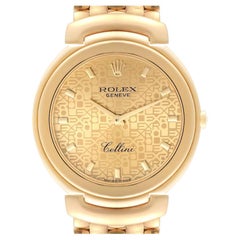 Rolex Cellini 18k Yellow Gold Jubilee Anniversary Dial Mens Watch 6623