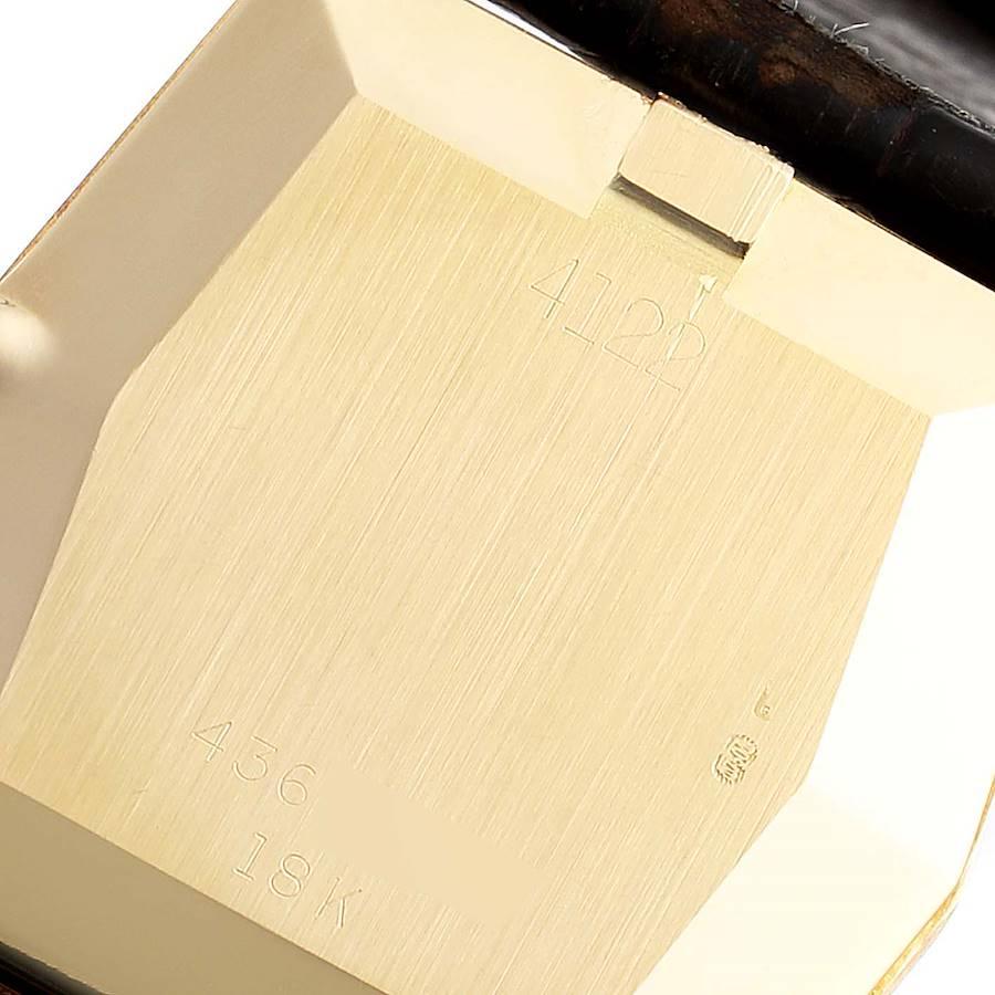 Rolex Cellini 18 Karat Gelbgold Holz Zifferblatt Vintage Herrenuhr 4122 im Angebot 3