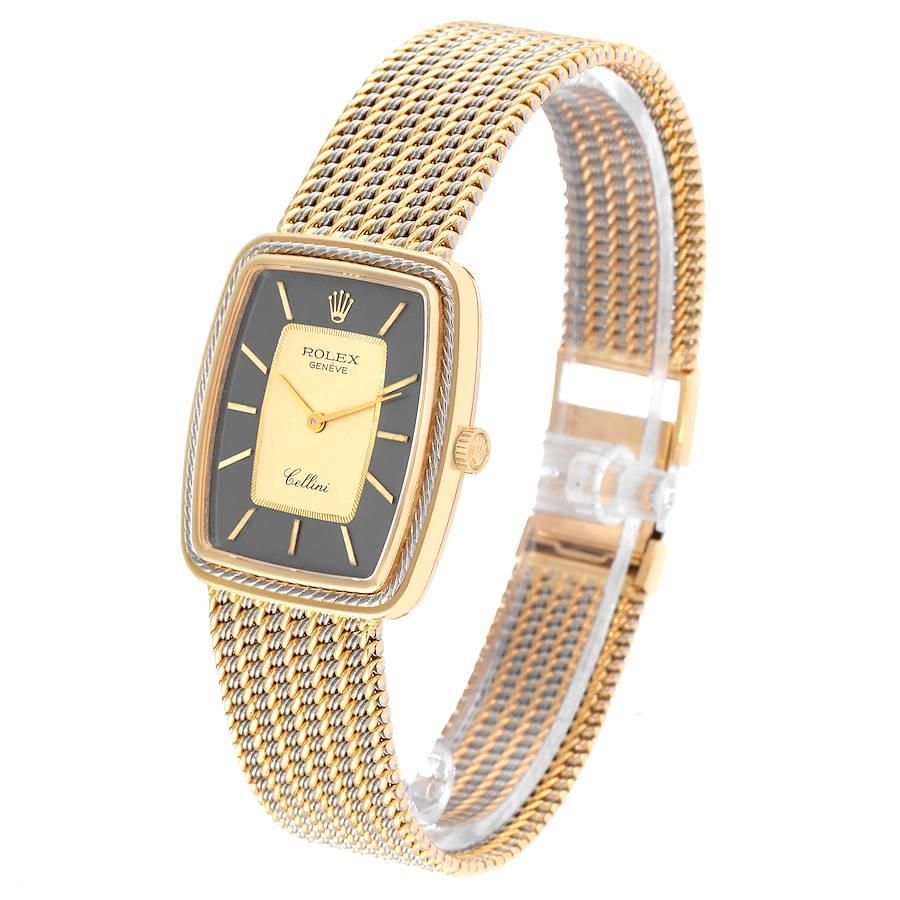 Rolex Cellini 18k Gelb-Weißgold Champagner-Zifferblatt Unisex-Uhr 4340 1