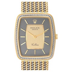 Rolex Cellini 18k Yellow White Gold Champagne Dial Unisex Watch 4340