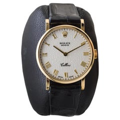  Rolex Cellini 18Kt. Solid Gold Ladies Watch with Original Strap and Buckle 