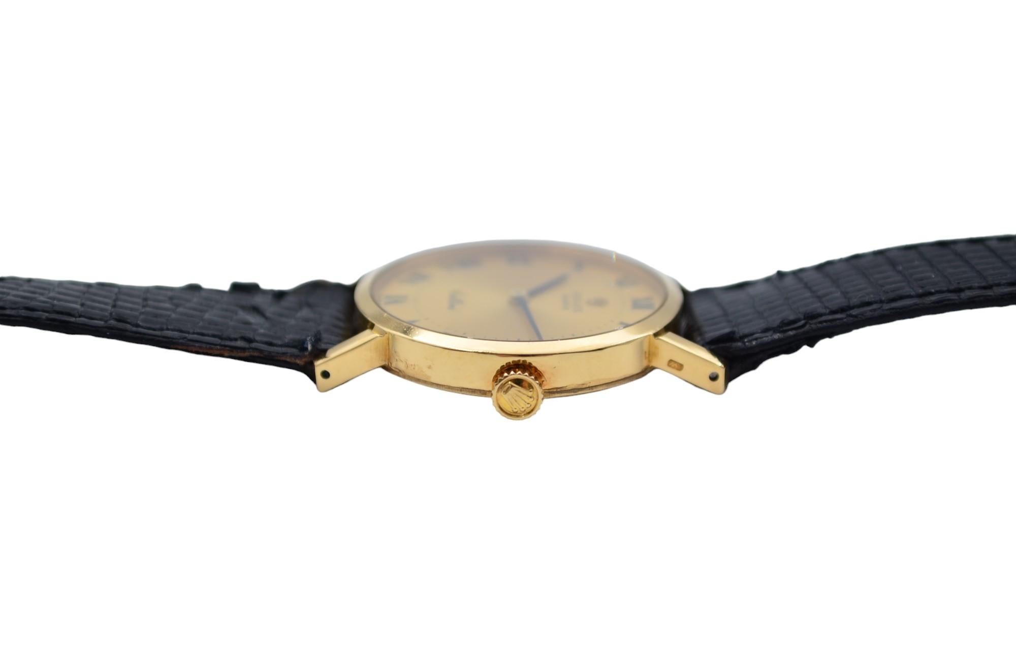Rolex Cellini 26mm Gelbgold Damen Handaufzug Ref: 4109 9