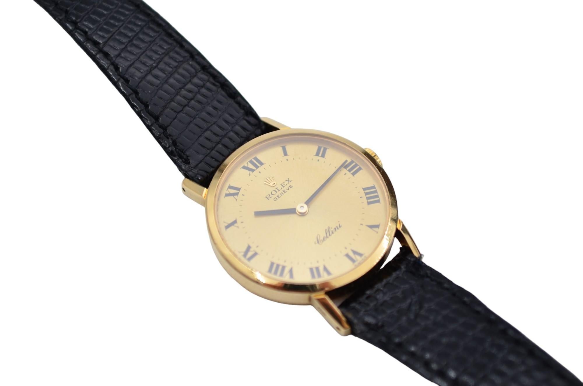 Rolex Cellini 26mm Yellow Gold Lady Manual Winding Ref: 4109 10