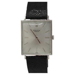 Rolex Cellini 3607 – 18ct White Gold  30 x 26mm Original Strap & Buckle  1960