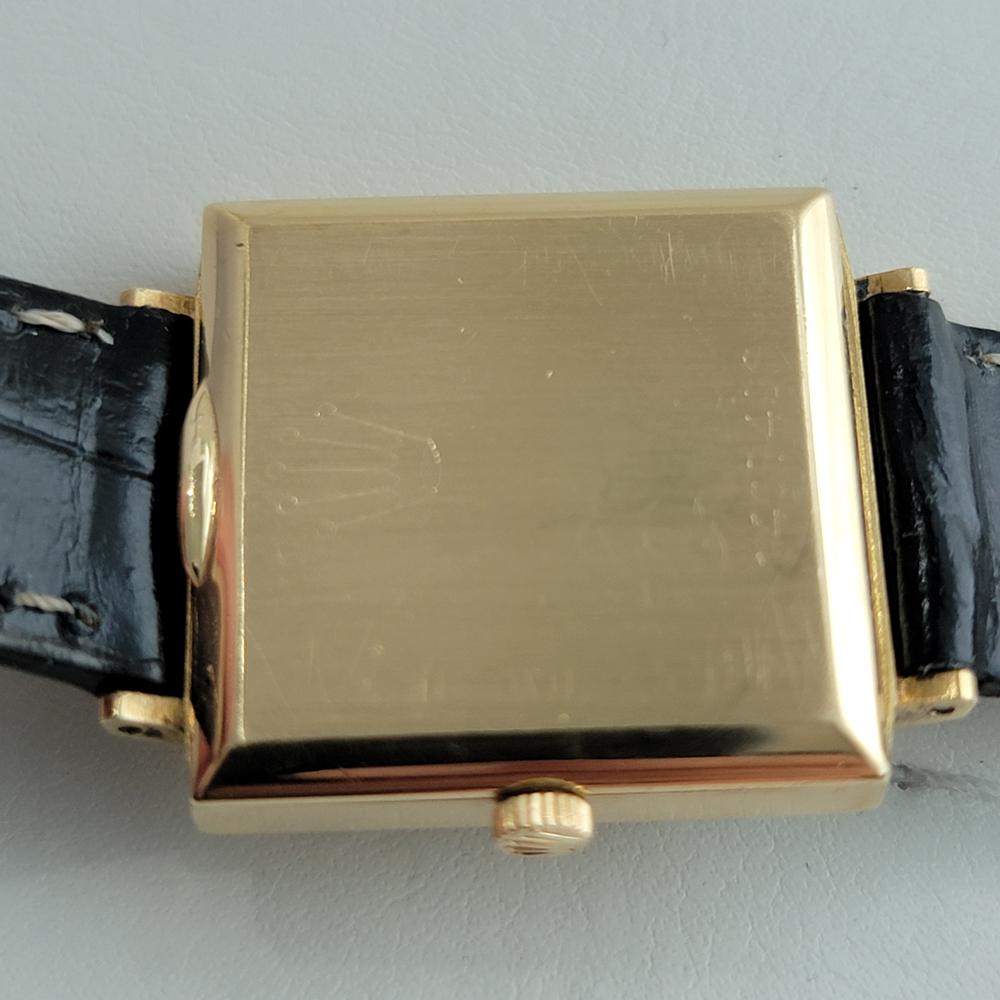 Rolex Cellini 3643 Oro 18k  Reloj de vestir de cuerda manual para señora de 23 mm de los años 60 RA637 en venta 7