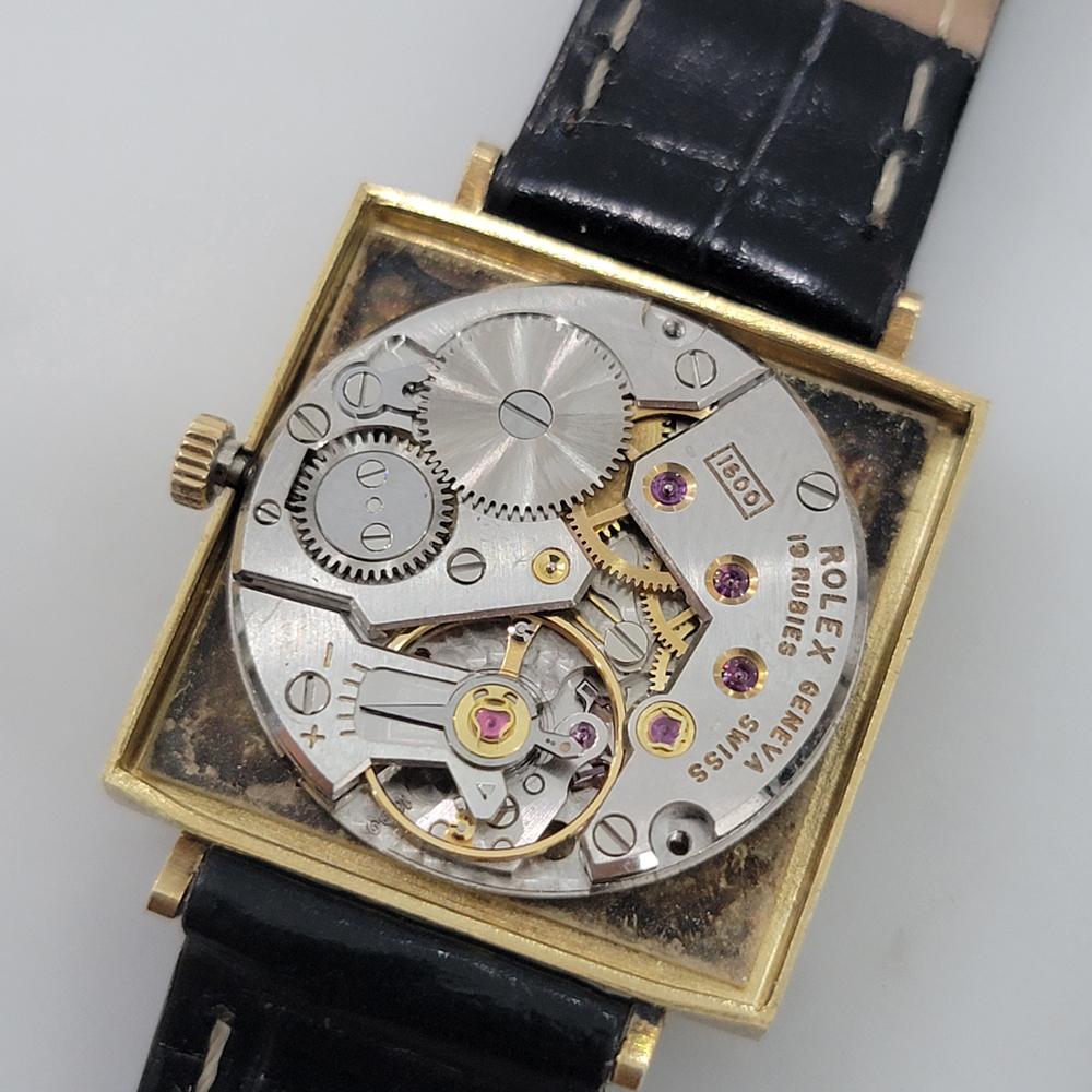 Rolex Cellini 3643 Oro 18k  Reloj de vestir de cuerda manual para señora de 23 mm de los años 60 RA637 en venta 8