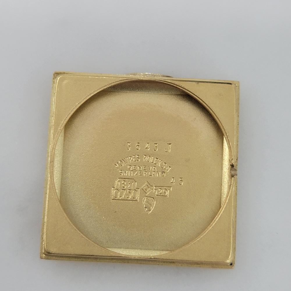 Rolex Cellini 3643 Oro 18k  Reloj de vestir de cuerda manual para señora de 23 mm de los años 60 RA637 en venta 9