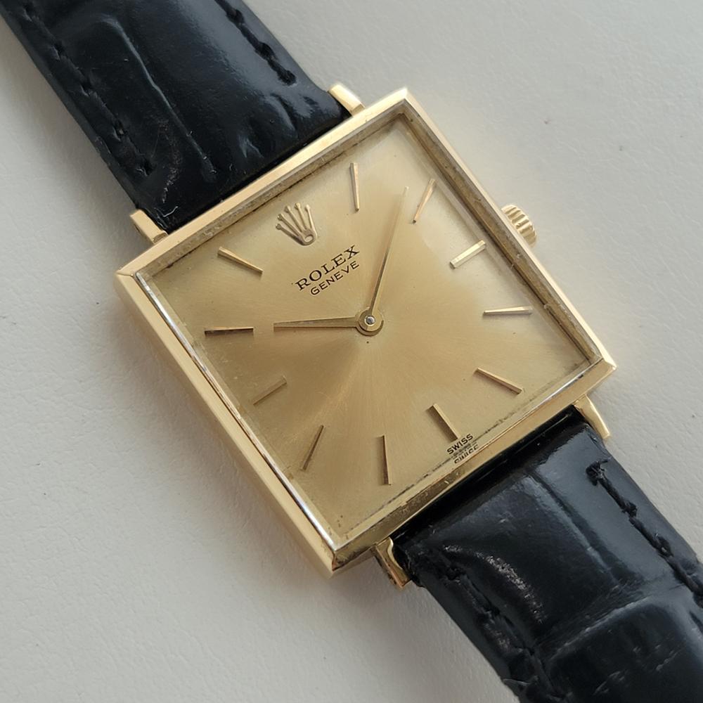 Rolex Cellini 3643 Oro 18k  Reloj de vestir de cuerda manual para señora de 23 mm de los años 60 RA637 en Excelente estado para la venta en Beverly Hills, CA