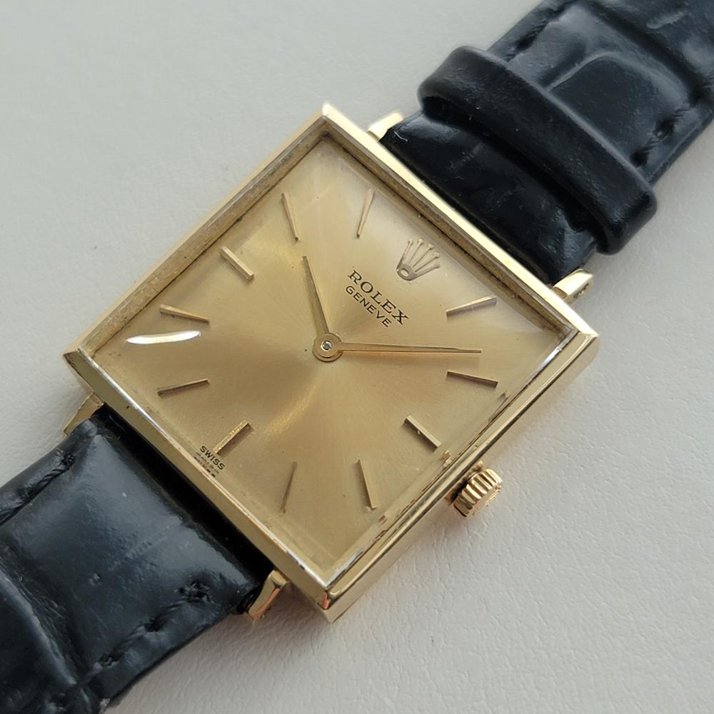 De las mujeres Rolex Cellini 3643 Oro 18k  Reloj de vestir de cuerda manual para señora de 23 mm de los años 60 RA637 en venta