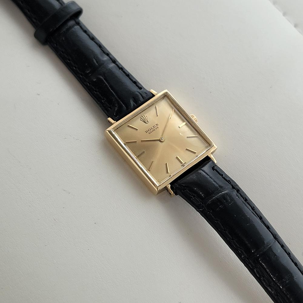 Rolex Cellini 3643 Oro 18k  Reloj de vestir de cuerda manual para señora de 23 mm de los años 60 RA637 en venta 2