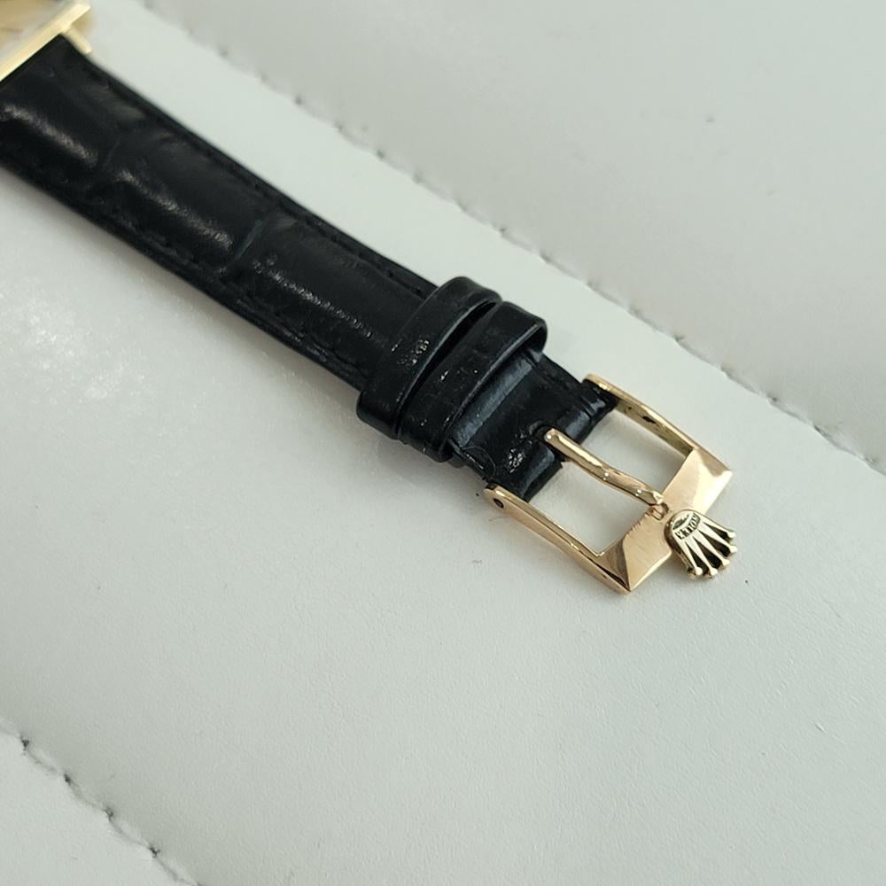 Rolex Cellini 3643 Oro 18k  Reloj de vestir de cuerda manual para señora de 23 mm de los años 60 RA637 en venta 3
