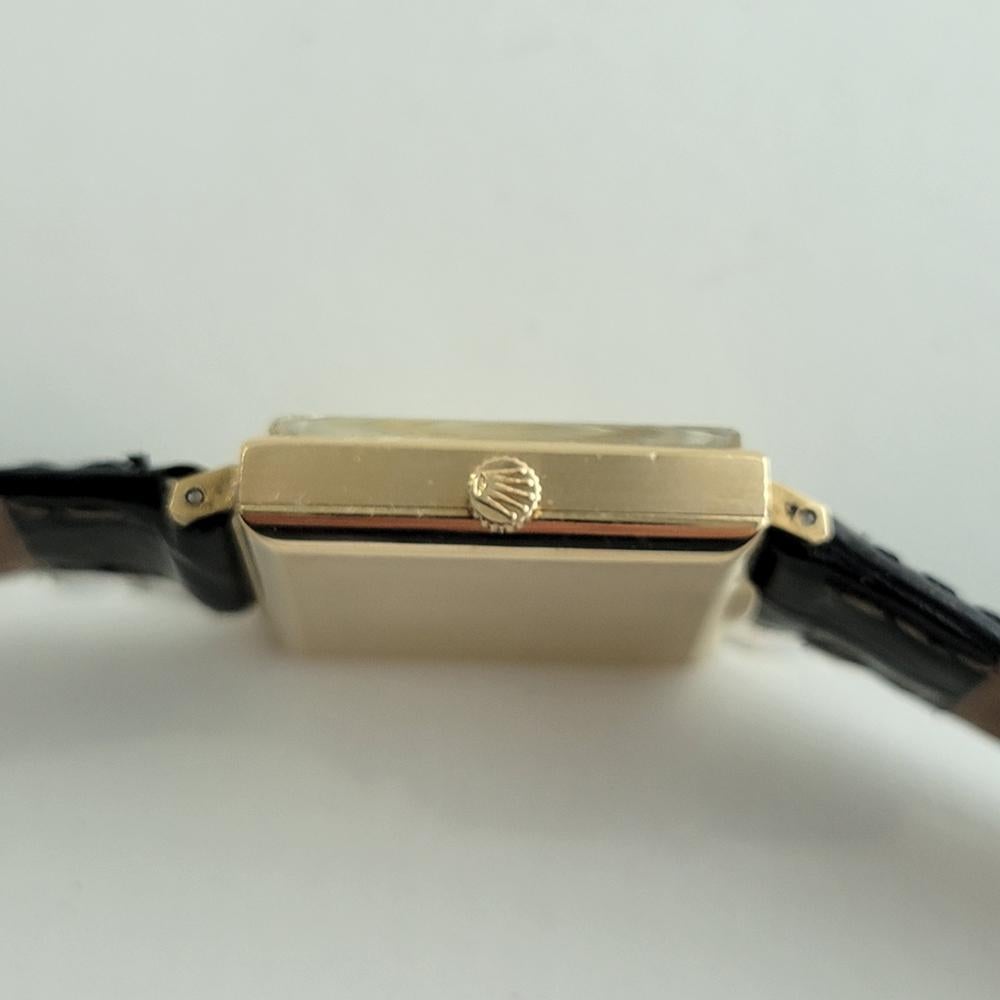 Rolex Cellini 3643 Oro 18k  Reloj de vestir de cuerda manual para señora de 23 mm de los años 60 RA637 en venta 4