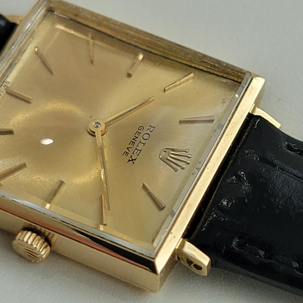 Rolex Cellini 3643 Oro 18k  Reloj de vestir de cuerda manual para señora de 23 mm de los años 60 RA637 en venta 5