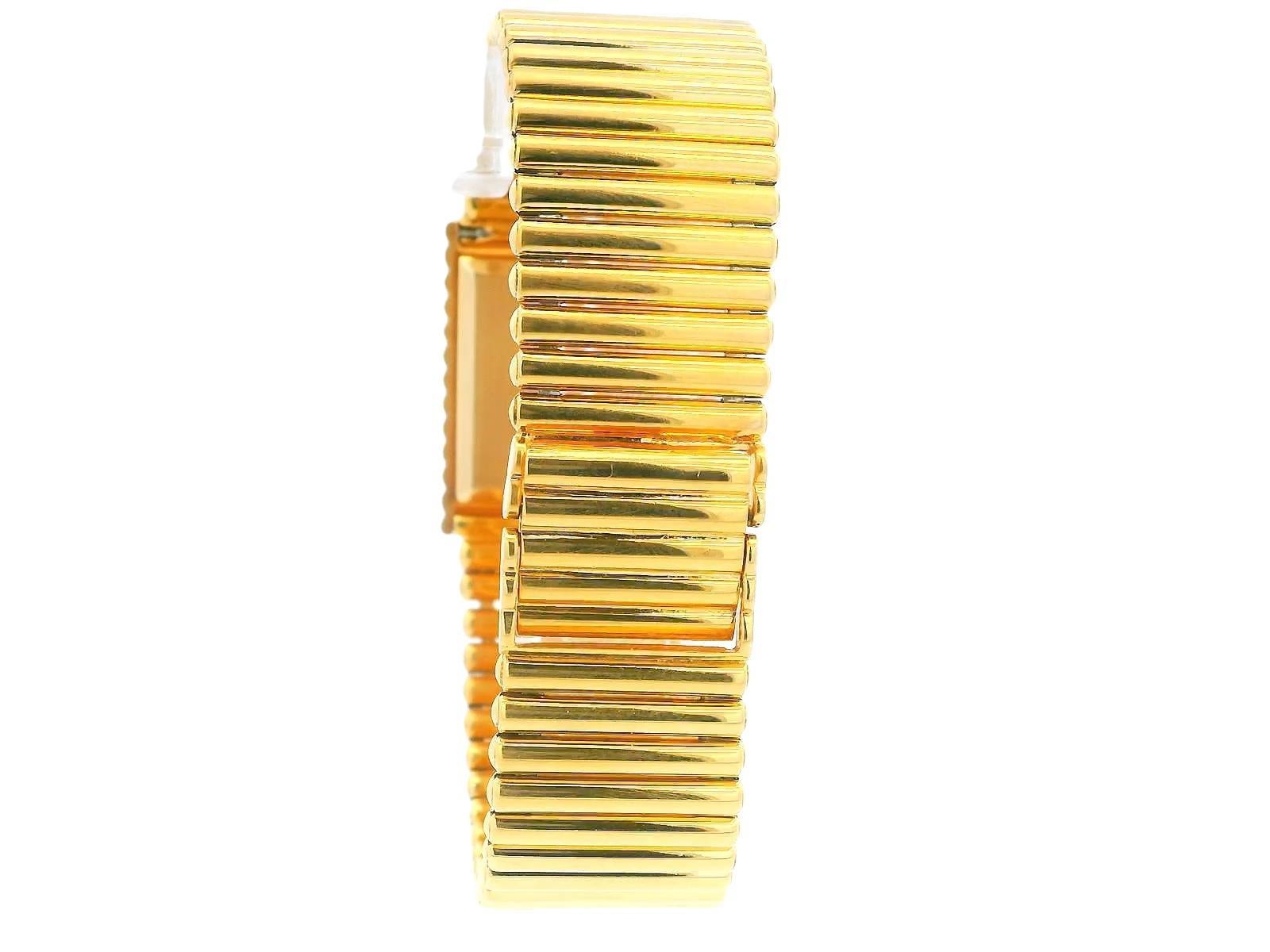 Women's or Men's Rolex Cellini 4015 18K Yellow Gold Orange Dial & Customized 10K Bracelet For Sale