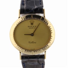 Rolex Cellini 4081, Gold Dial, Certified and Warranty