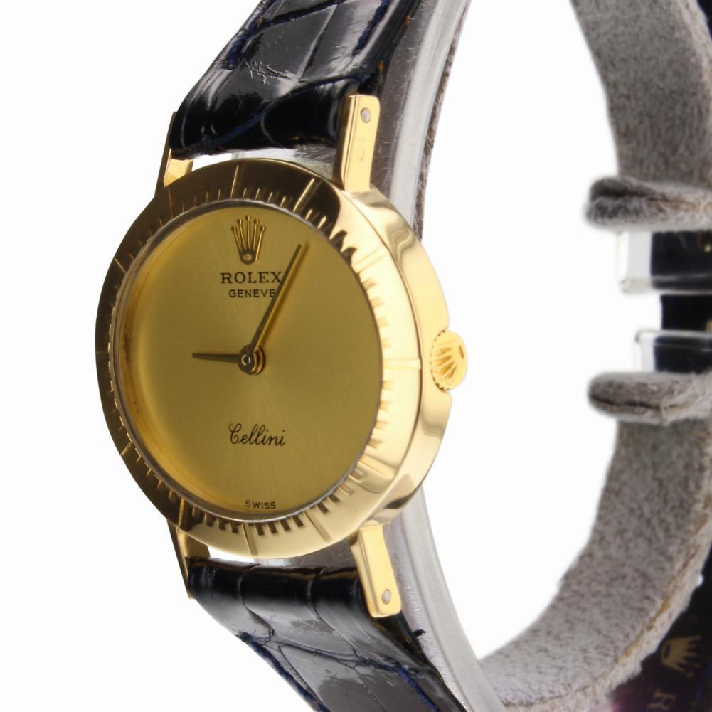 Rolex Cellini 4081, Gold Dial 