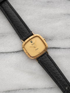 Vintage 1970s Rolex Cellini 4082 18K YG Champagne Dial Manual Wind 24 mm