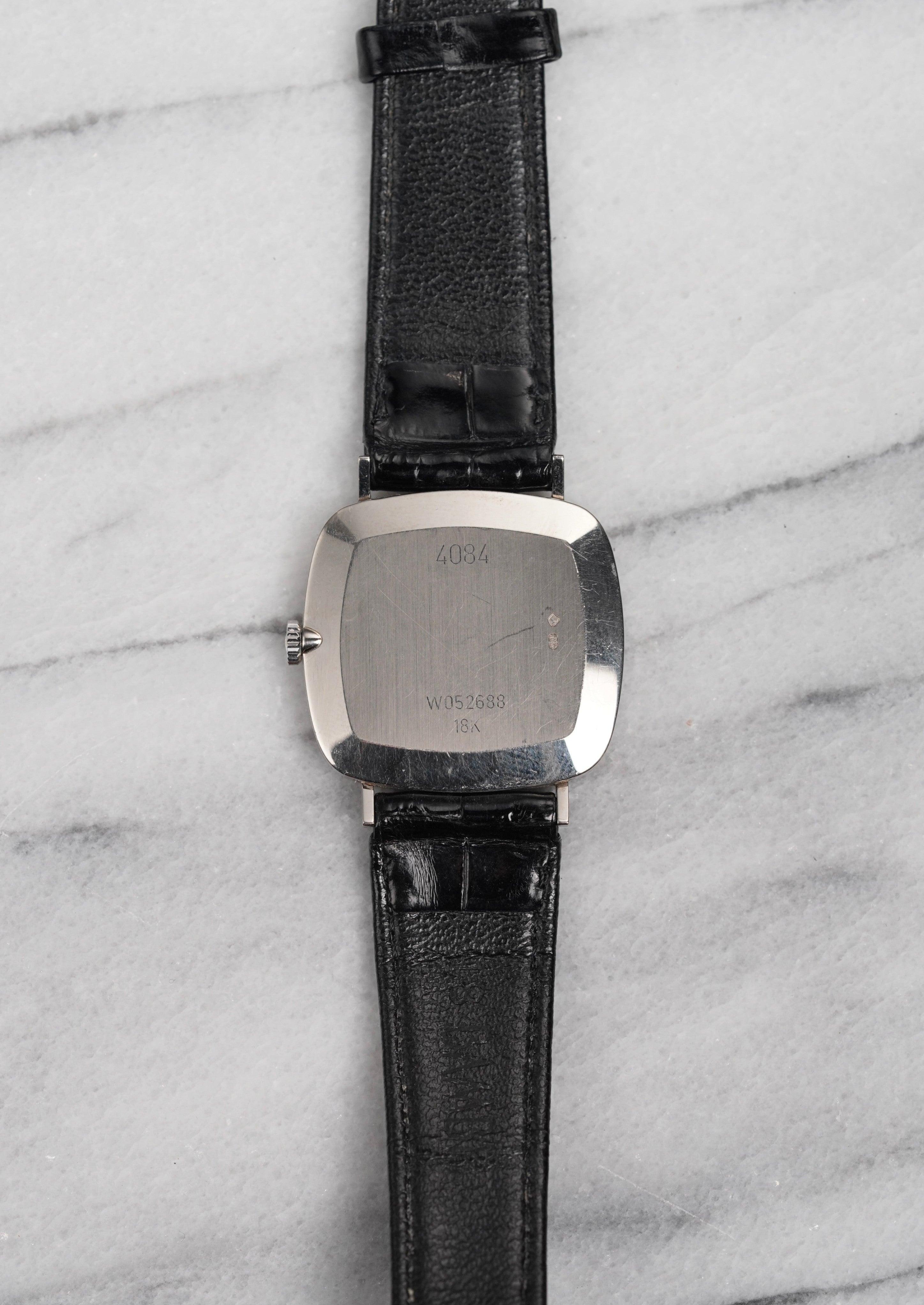 Women's or Men's Rolex Cellini 4084 Watch 18K White Gold, 1980s For Sale