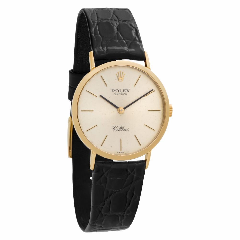 rolex cellini 4112 18k gold watch