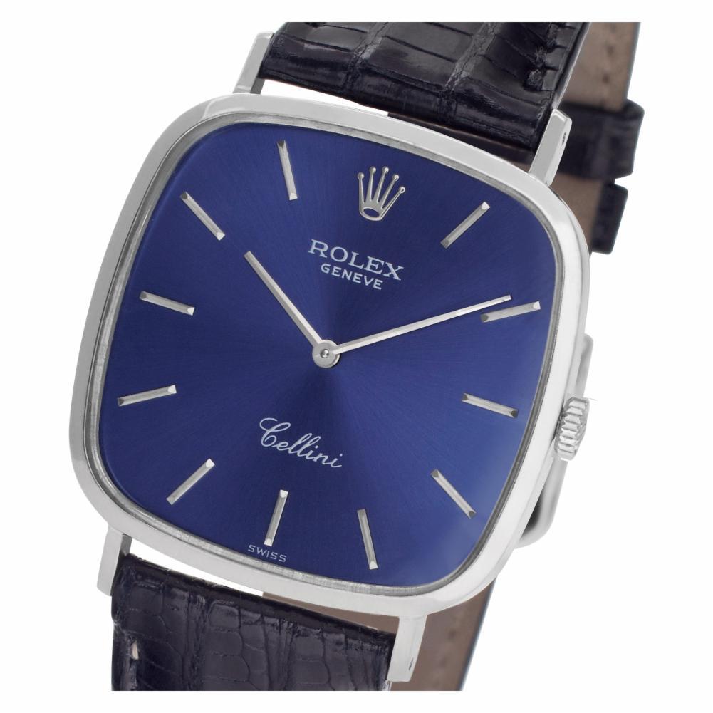 Rolex Cellini 4114, Blue Dial, Certified and Warranty 2