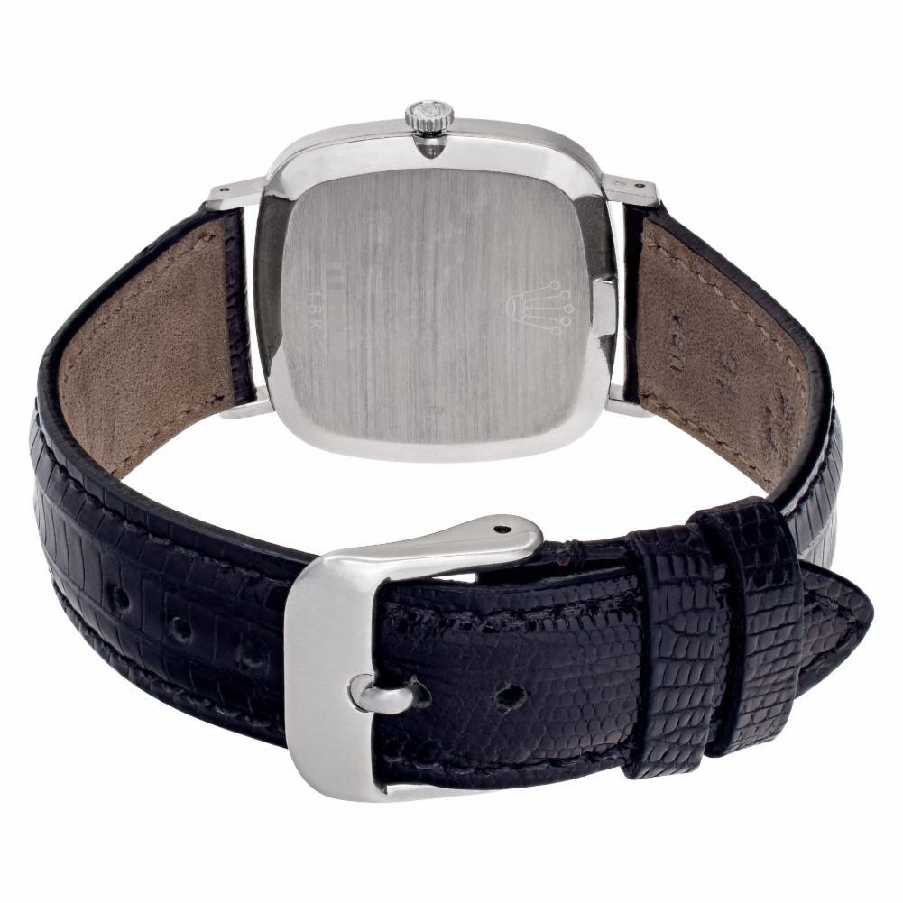 Contemporary Rolex Cellini 4114, Black Dial, Certified and Warranty