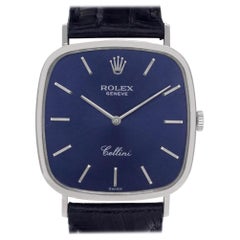 Rolex Montre Cellini 4114 avec cadran noir, certifiée et garantie