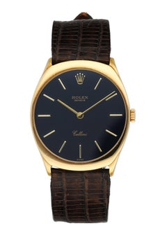 Rolex Cellini 4133 Yellow Gold Men's Watch Box Papers