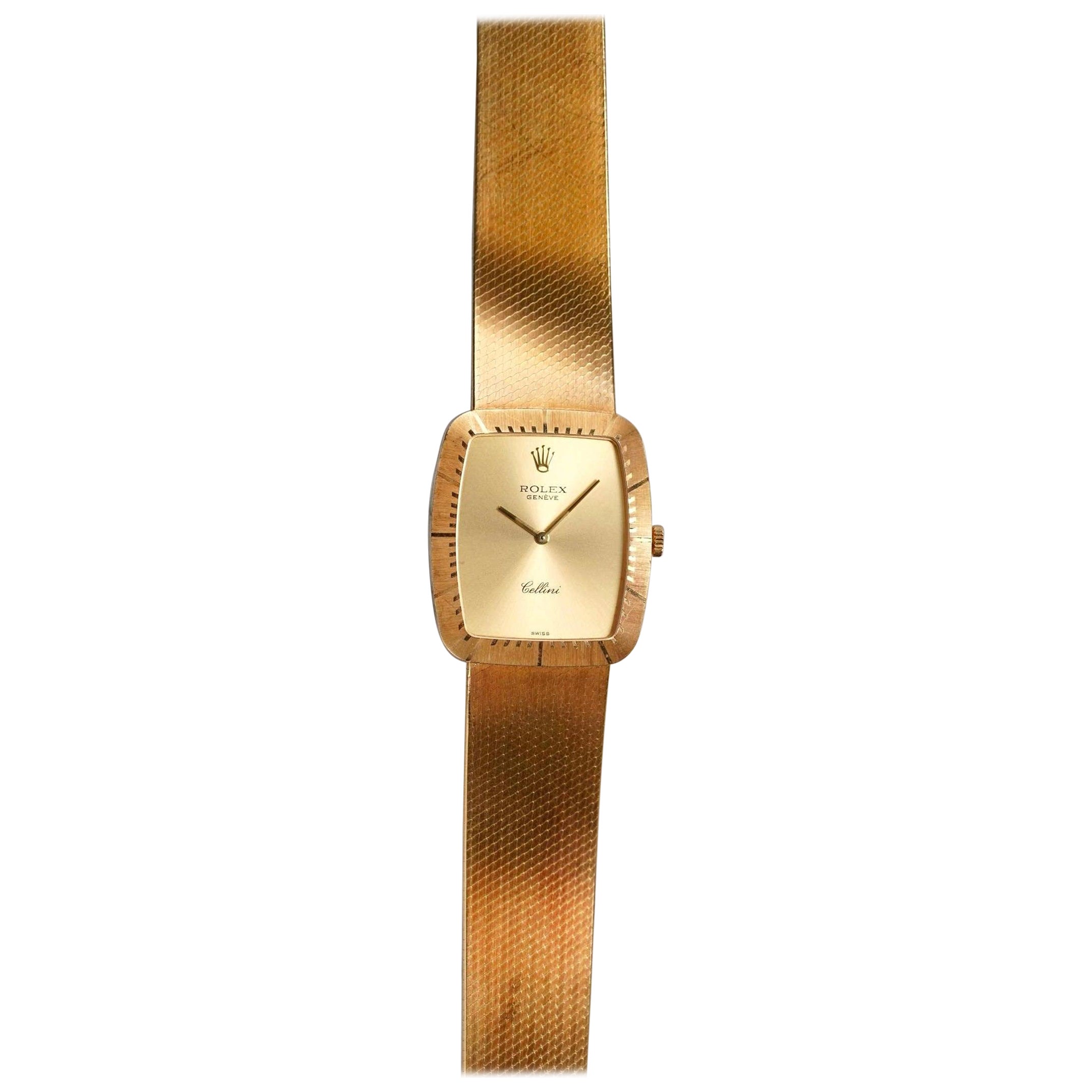 Rolex Cellini 4322 Watch in 18K Yellow Gold, 1970s