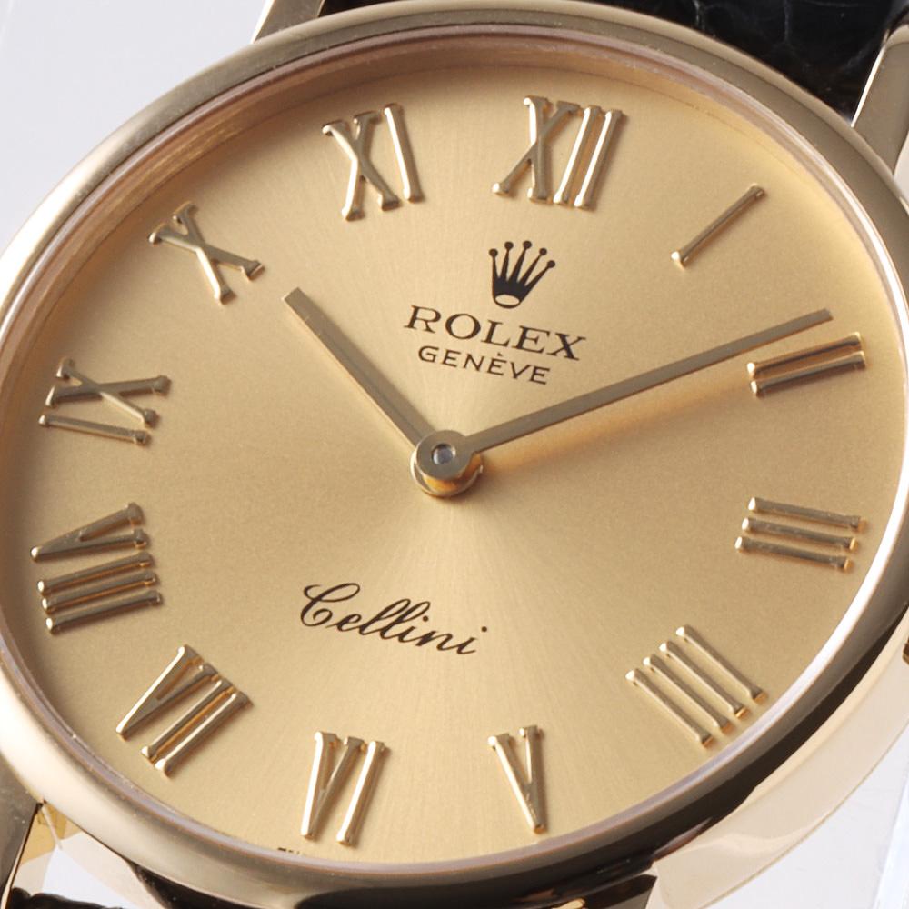 Rolex Cellini 5109/8 Champagne/Roma No. 17 - Elegant Used Ladies Watch In Good Condition In Holtsville, NY
