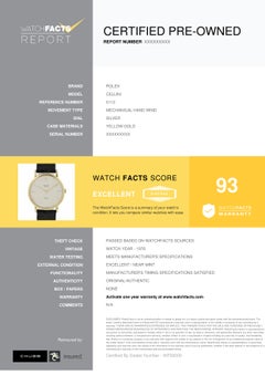 Rolex Cellini 5112, Certified and Warranty