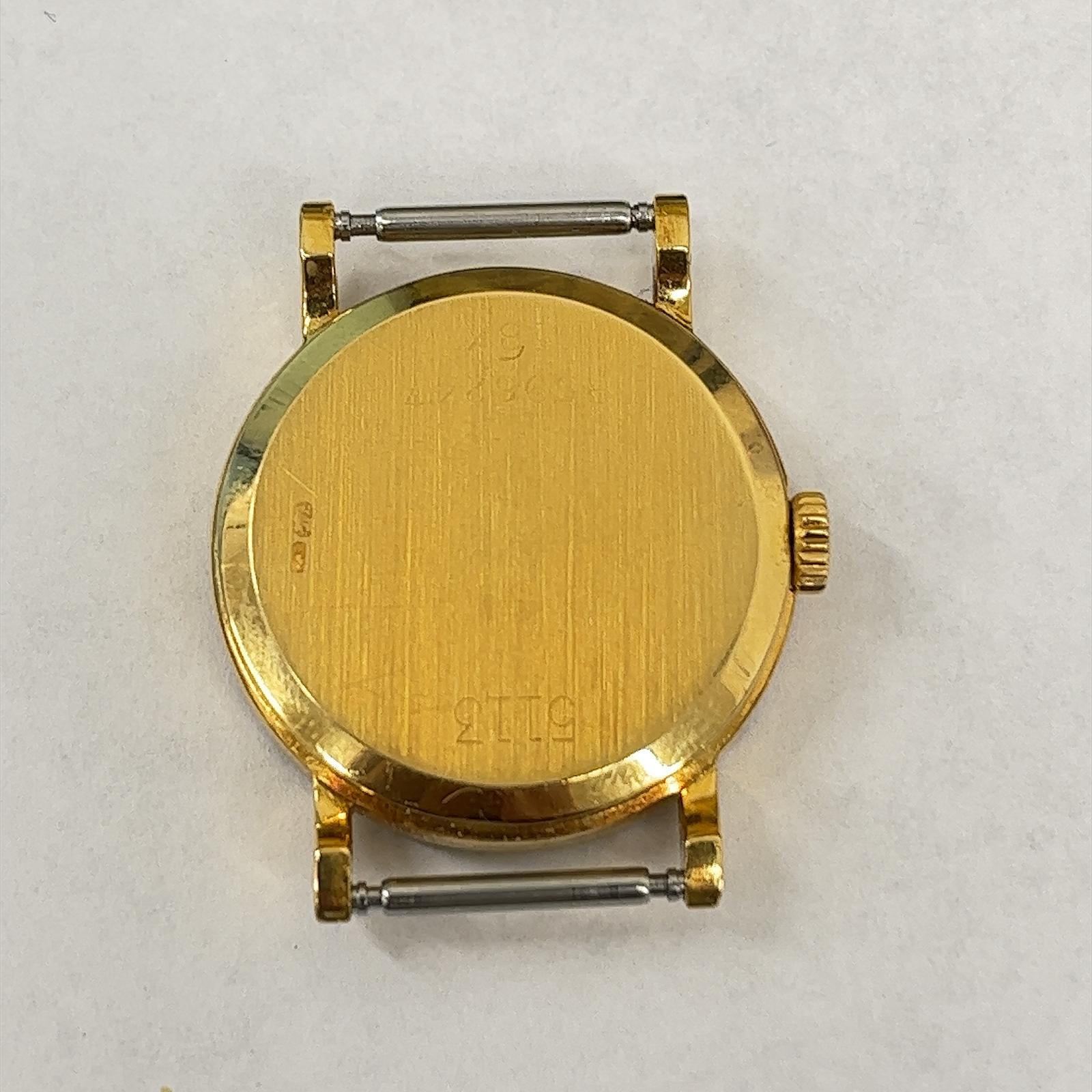 Round Cut Rolex Cellini 5113/18 Yellow Gold Watch