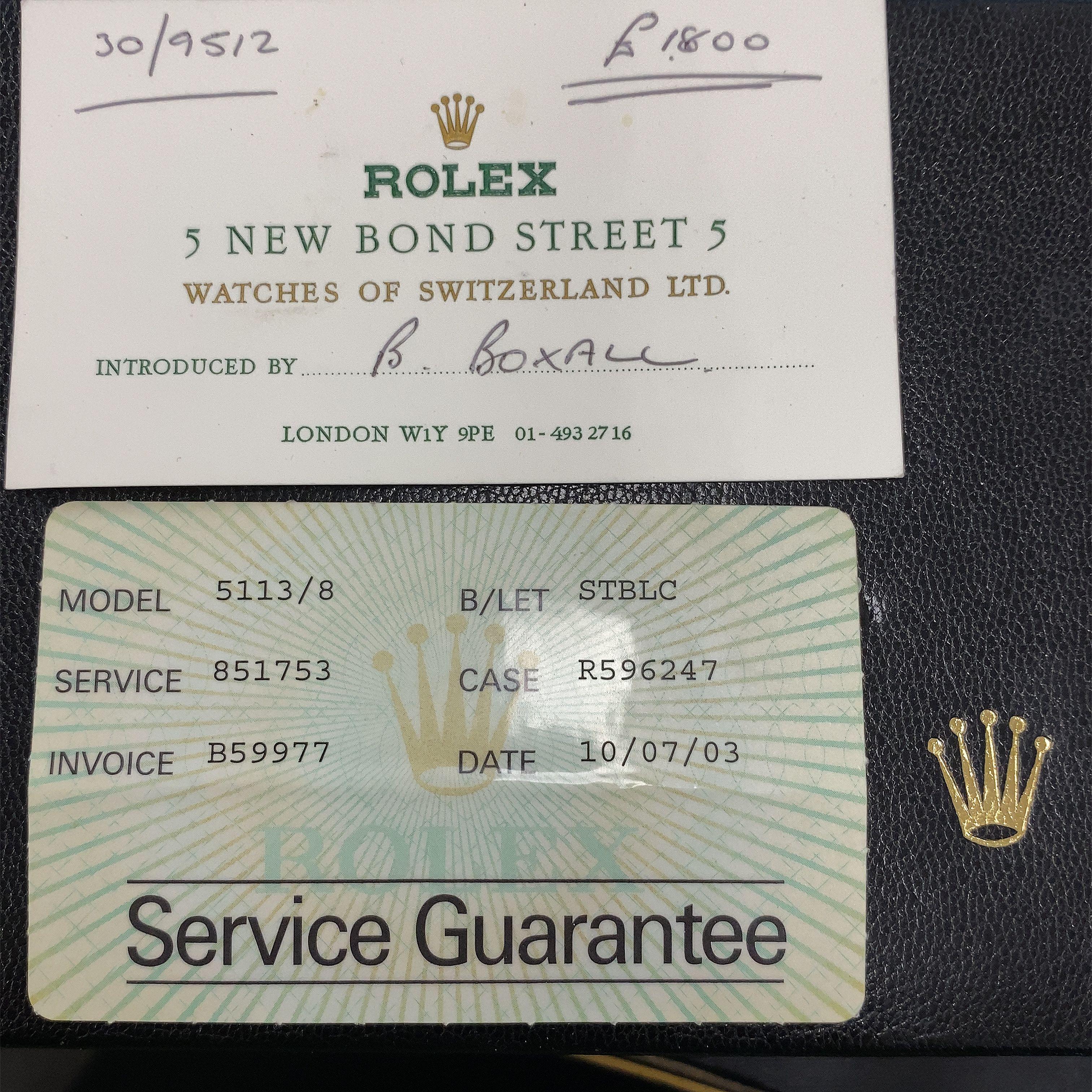 Rolex Cellini 5113/18 Yellow Gold Watch 2