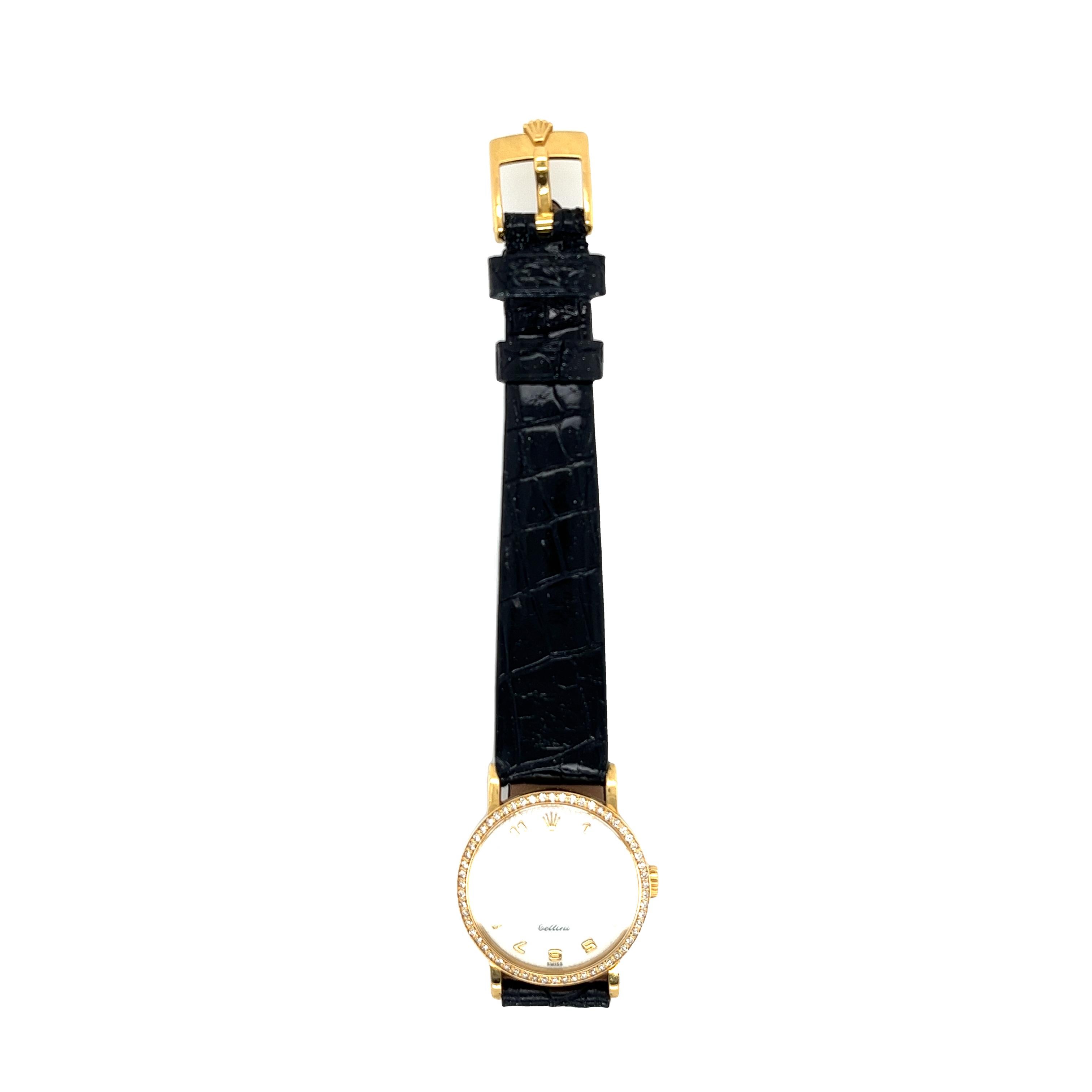 Rolex Cellini 5113/8 Gelbgolduhr im Zustand „Gut“ in London, GB