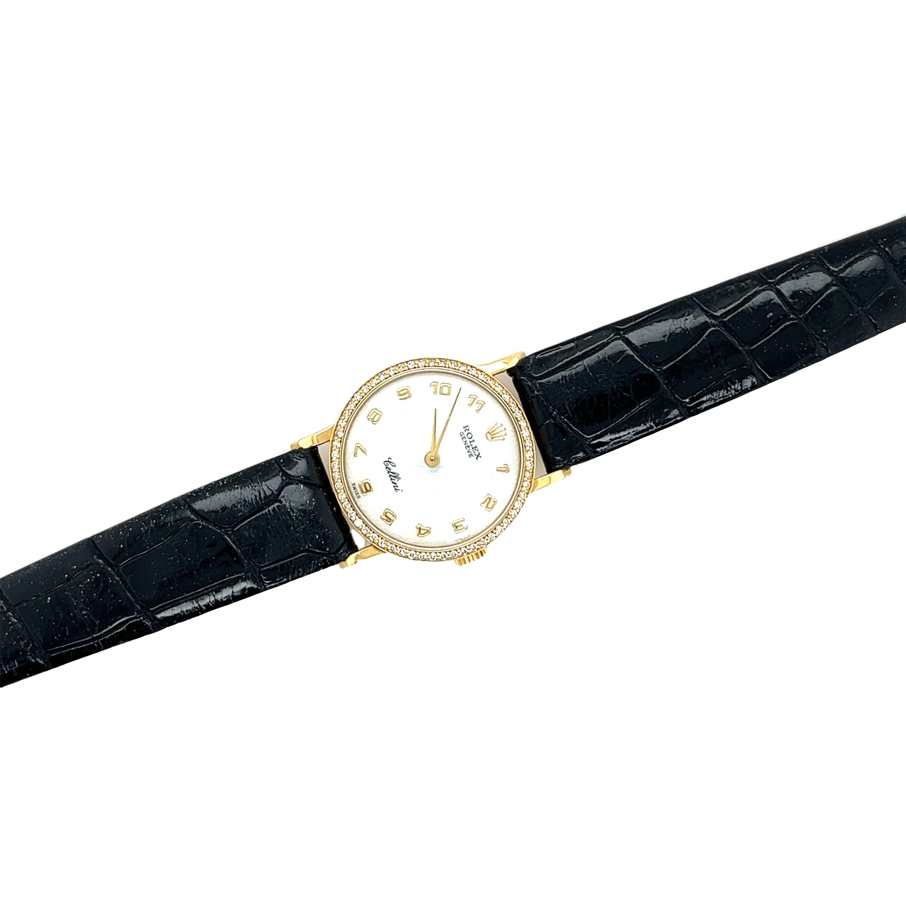 Rolex Cellini 5113/8 Gelbgolduhr 2