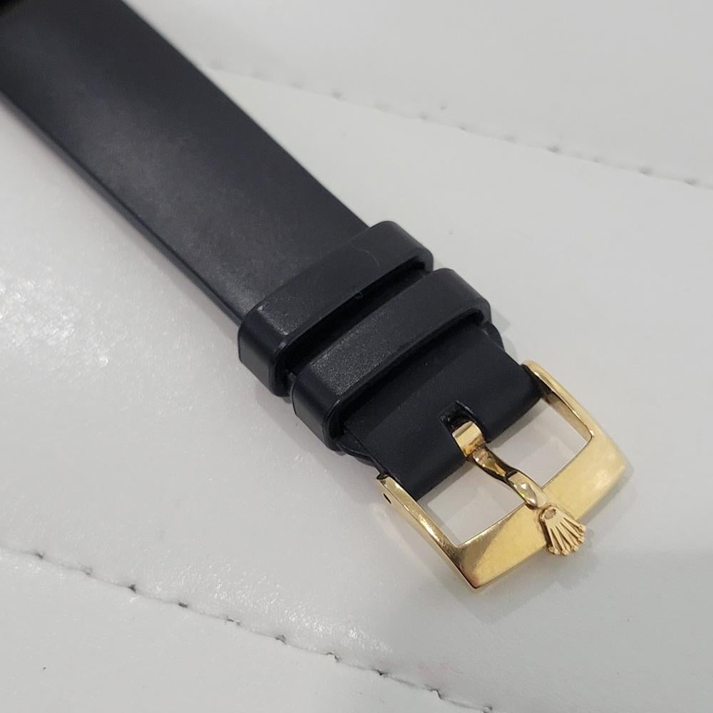 Rolex Cellini 5115 Geneve 32mm 18k Uomo Vento Manuale Quadrante Computer 2010s RA563 in vendita 5