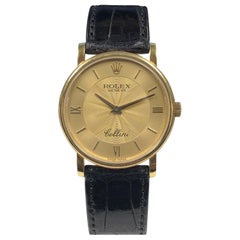 Rolex Cellini 5115 Yellow Gold Mechanical Wristwatch