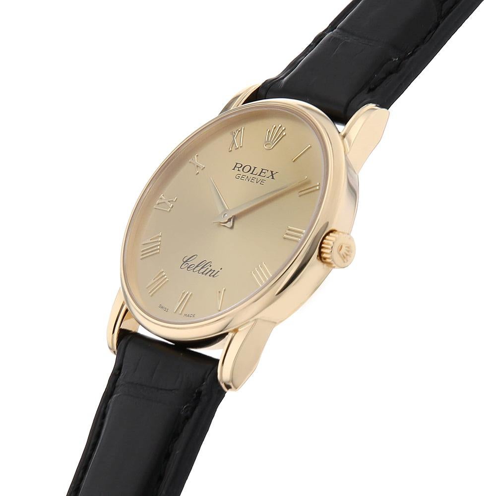 Immerse yourself in the world of luxury with the Rolex Cellini 5116/8, a timepiece that epitomizes the essence of elegance and sophistication. This pre-owned men's watch, crafted by the legendary watchmaker Rolex, is a testament to the brand's