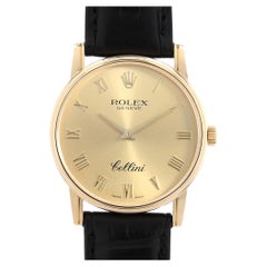 Used Rolex Cellini 5116/8 Men's Champagne Dial K-Series Pre-Owned Luxury Watch
