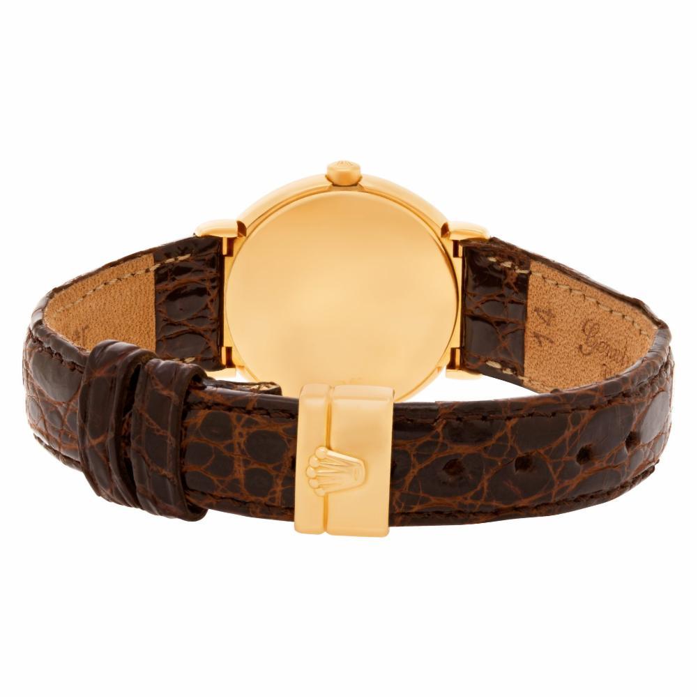 Women's Rolex Cellini 6621 18 Karat Gold Dial Quartz Watch 'Certified Authentic'