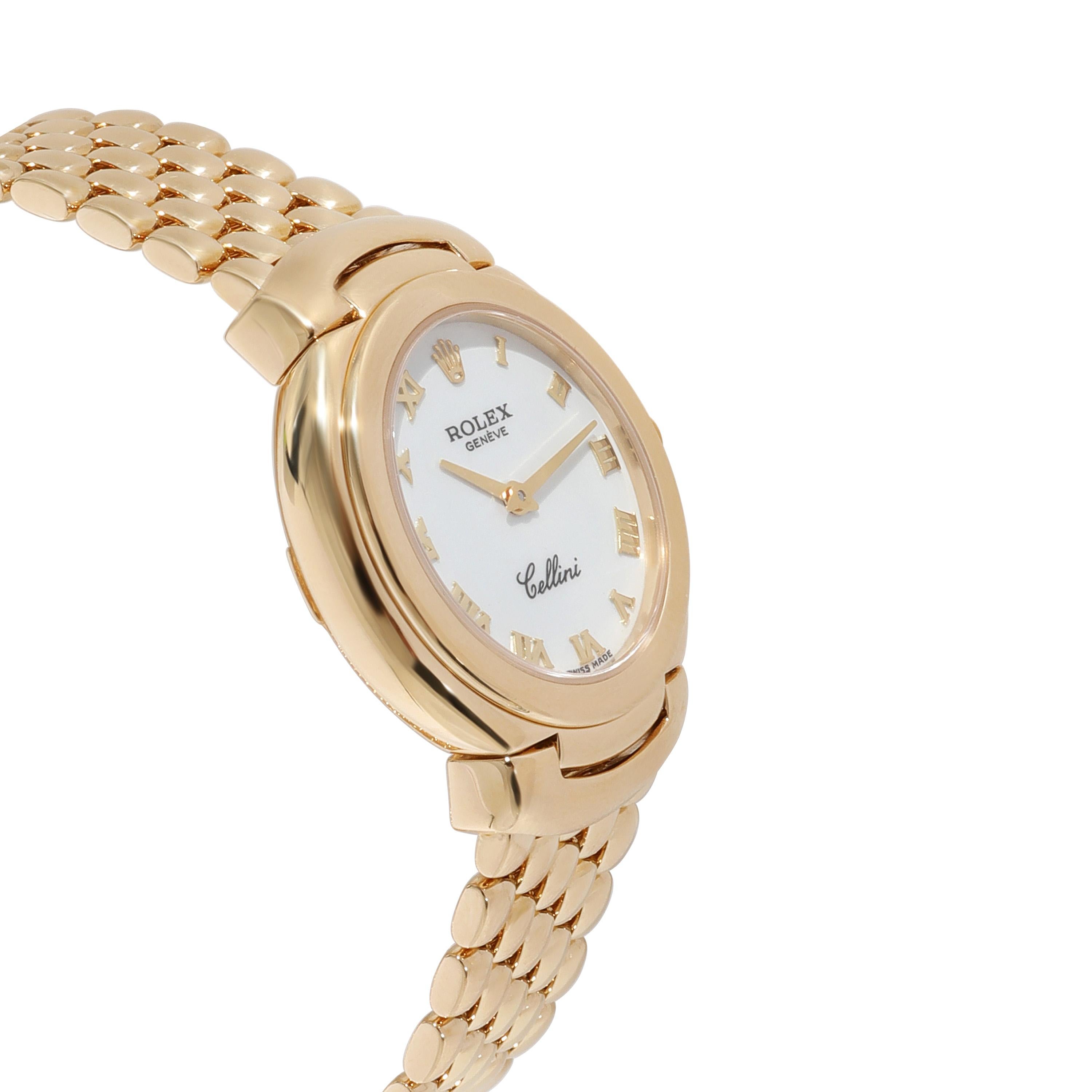 Rolex Cellini 6621 Damenuhr aus Gelbgold 1