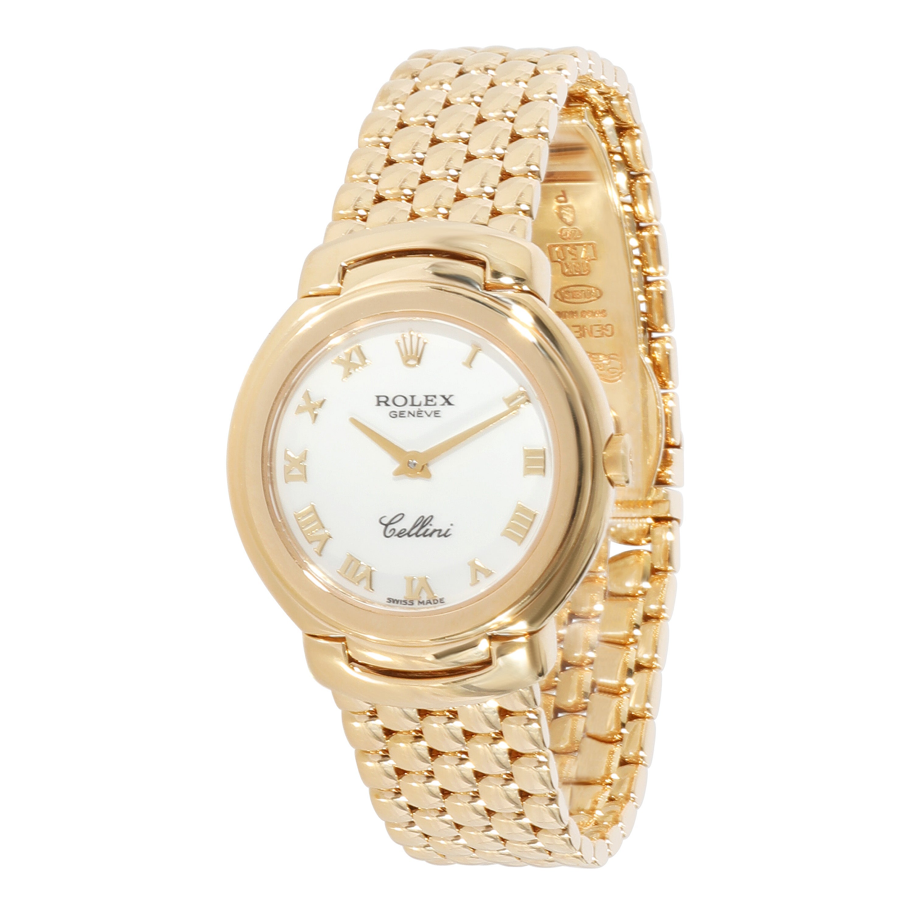 Rolex Cellini 6621 Damenuhr aus Gelbgold