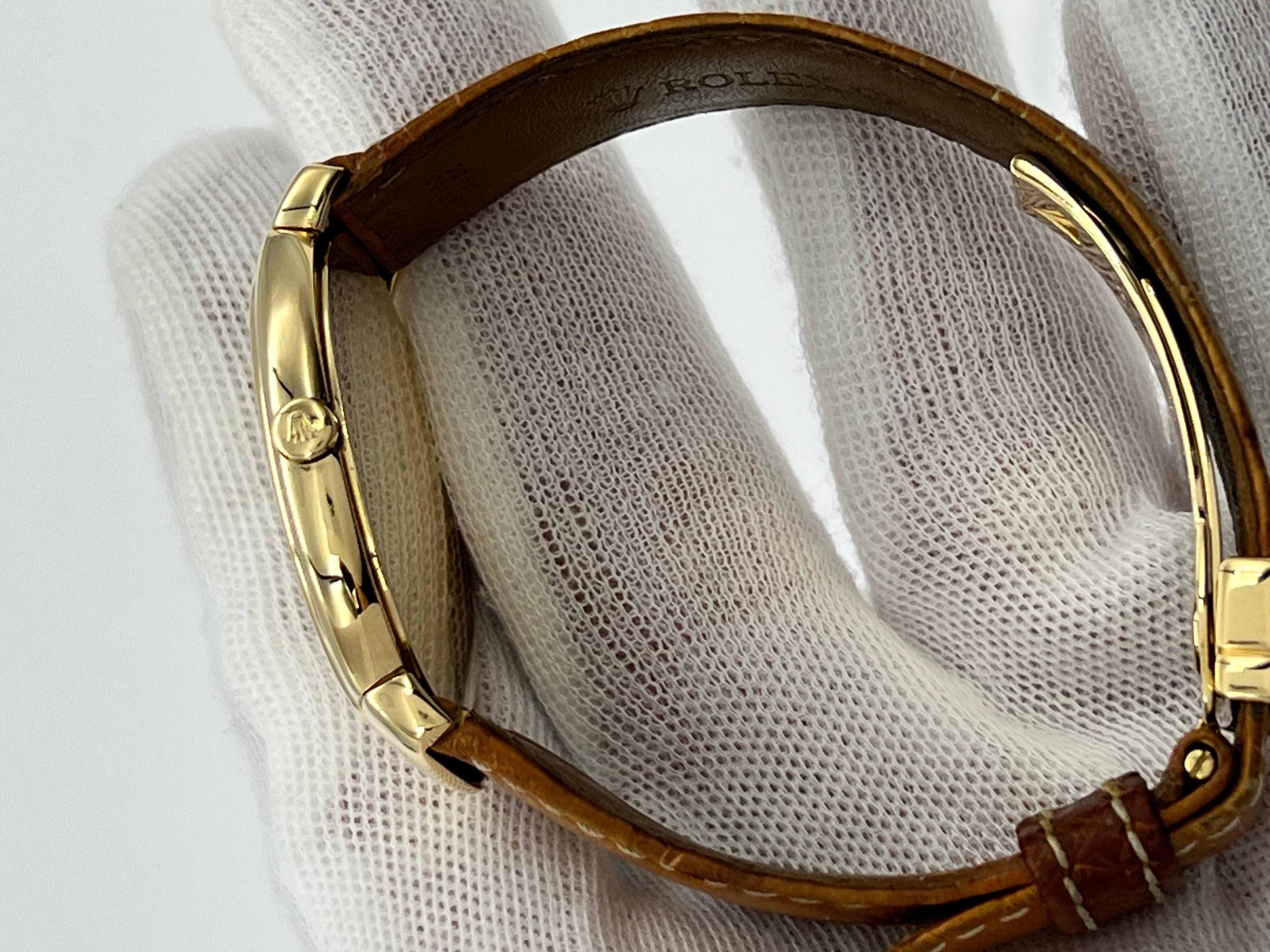 Rolex Cellini 6623 37mm Jubilee Dial 18K Yellow Gold Box Papers 6