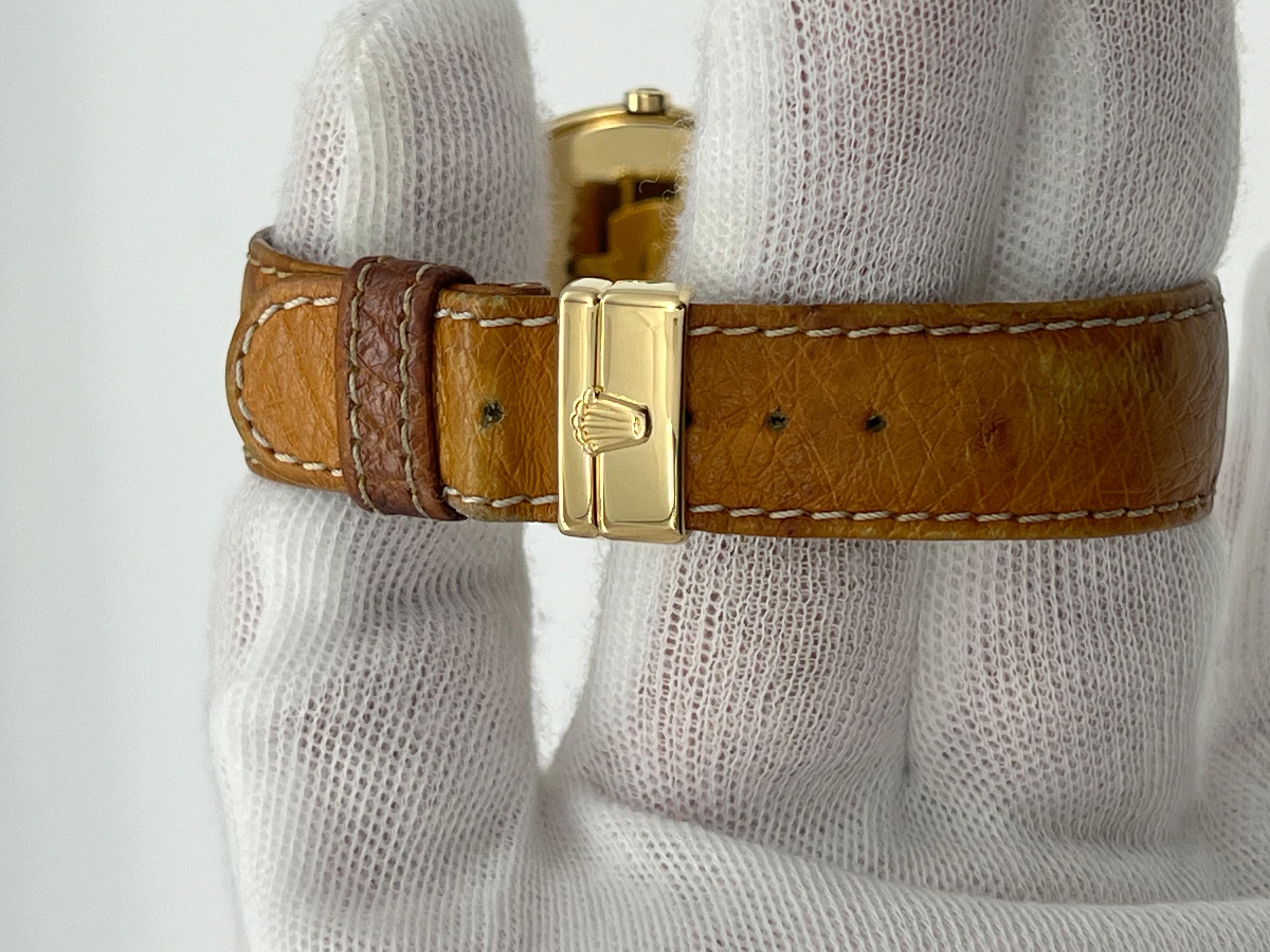 Rolex Cellini 6623 37mm Jubilee Dial 18K Yellow Gold Box Papers 5