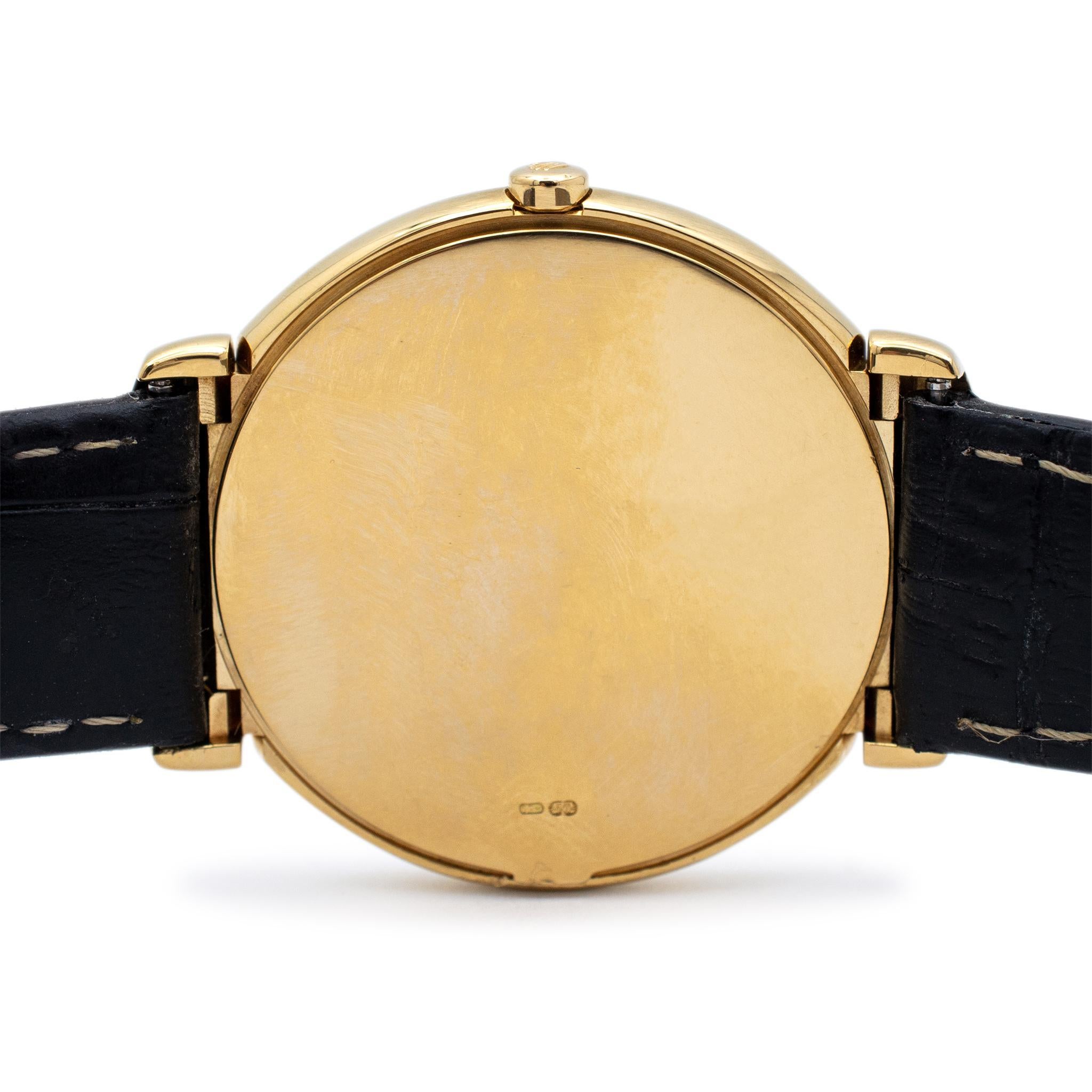 Rolex Cellini 6623 37MM Weißes römisches Zifferblatt Quarz 18K Gelbgold Uhr 3