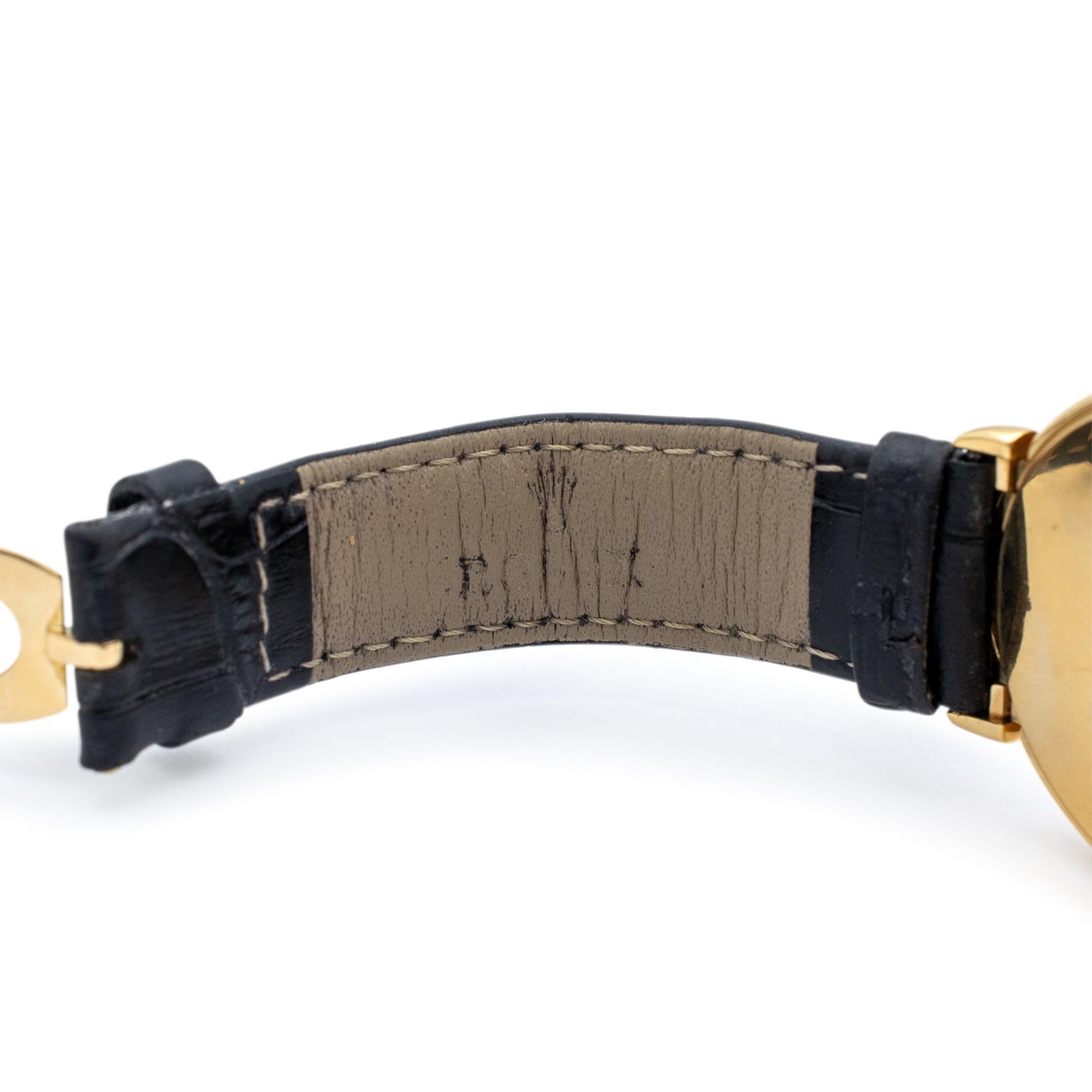 Rolex Cellini 6623 37MM Weißes römisches Zifferblatt Quarz 18K Gelbgold Uhr 4