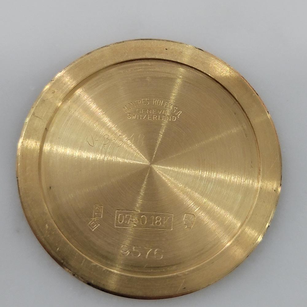 Rolex Cellini 9576 18k Solid Gold Mens 1960s Ultra Thin Manual Wind 1960s RA635 8