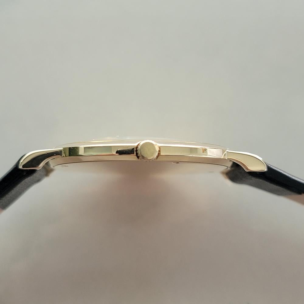 Rolex Cellini 9576 18k Solid Gold Mens 1960s Ultra Thin Manual Wind 1960s RA635 5